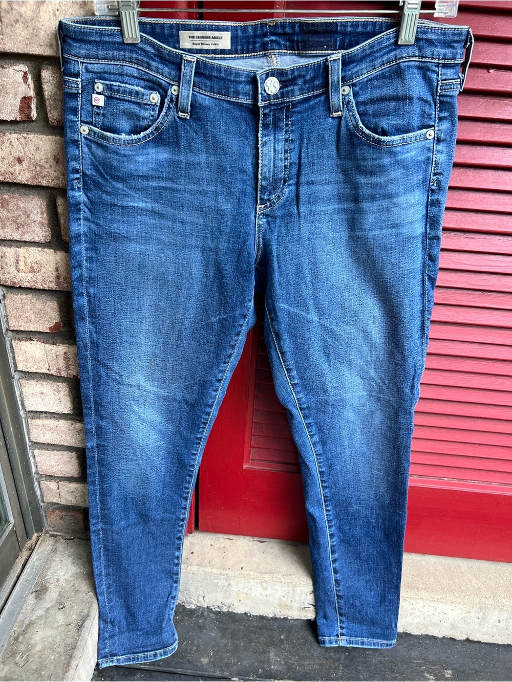AG Adriano Goldschmied Women's The Legging Ankle Super Skinny Jeans Size 30
